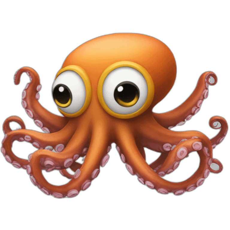 body octopus with head minion emoji