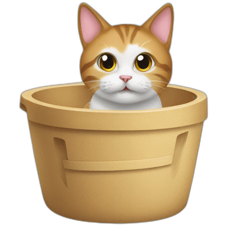 Cat litter emoji