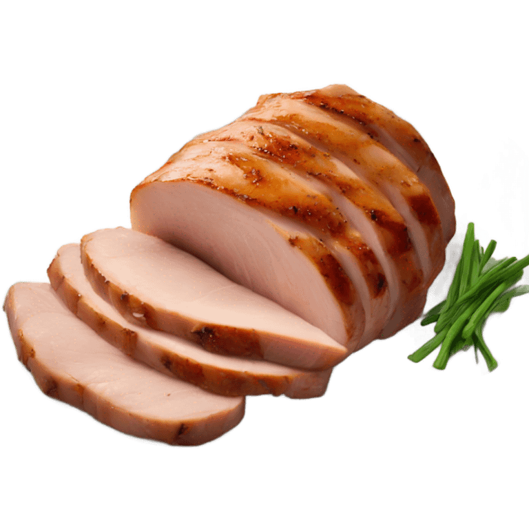 sliced cooked pork tenderloin emoji