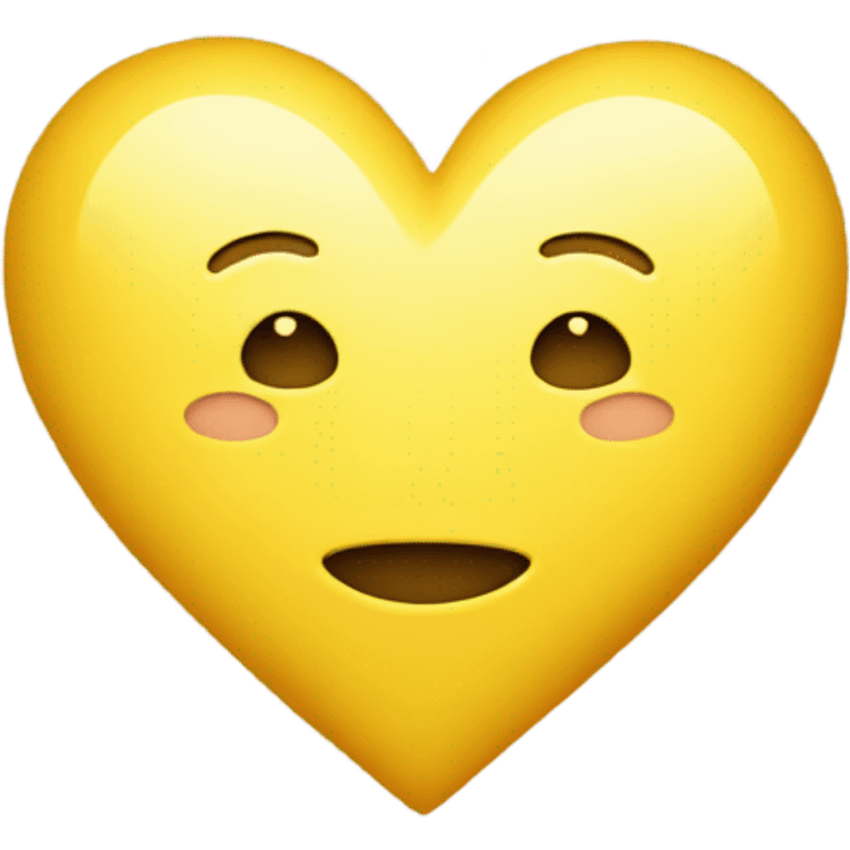 Yellow heart with stars around it  emoji