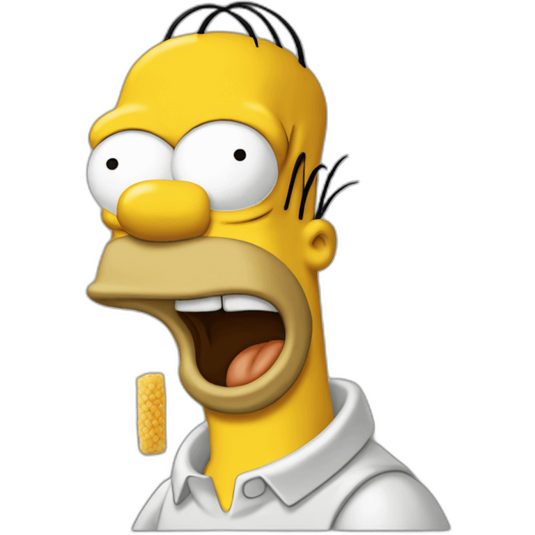 Homer simpson eat bart simpson emoji