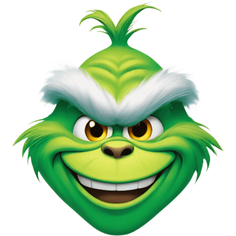 the grinch smile emoji