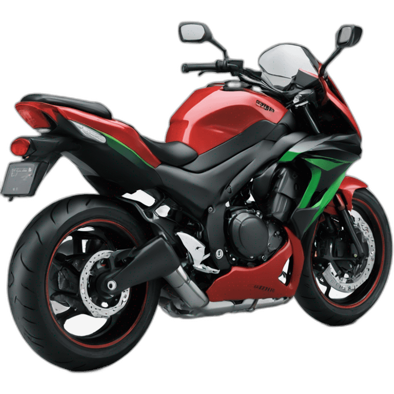 Kawasaki 600 vermelha emoji