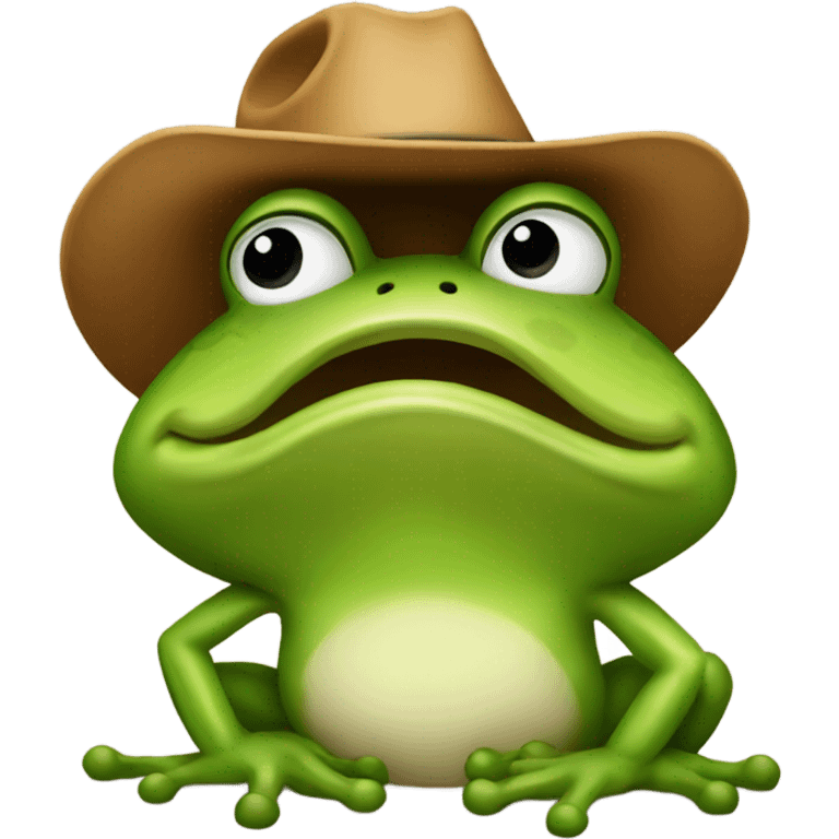 frog in cowboy hat emoji