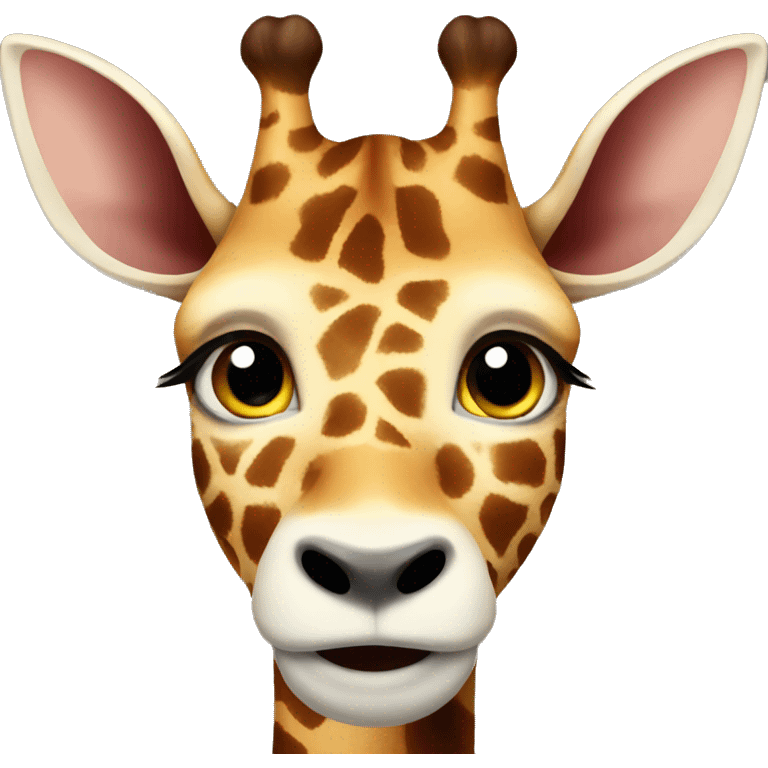 Cat giraffe emoji