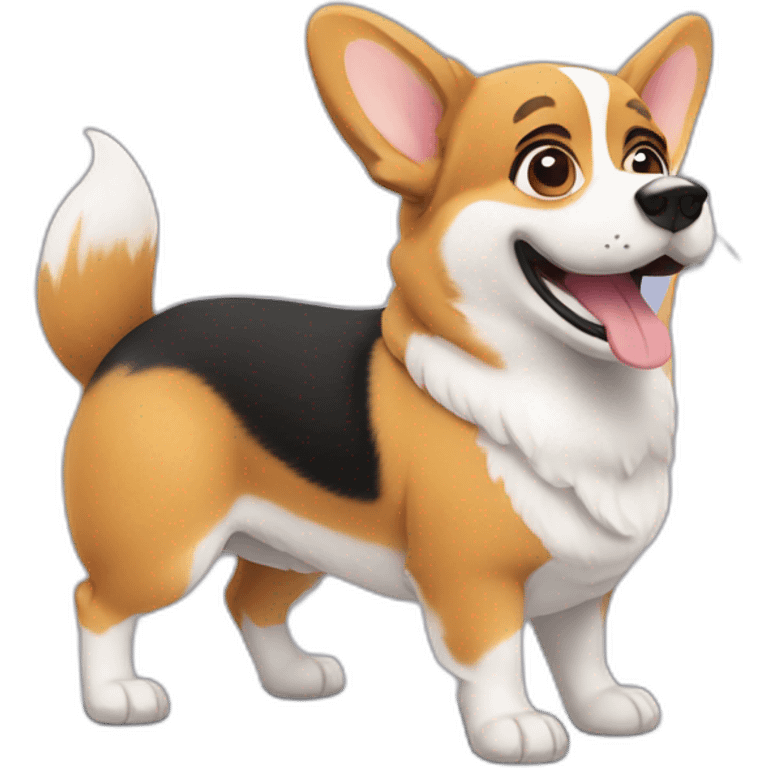 corgi-talking-on-the-phone emoji