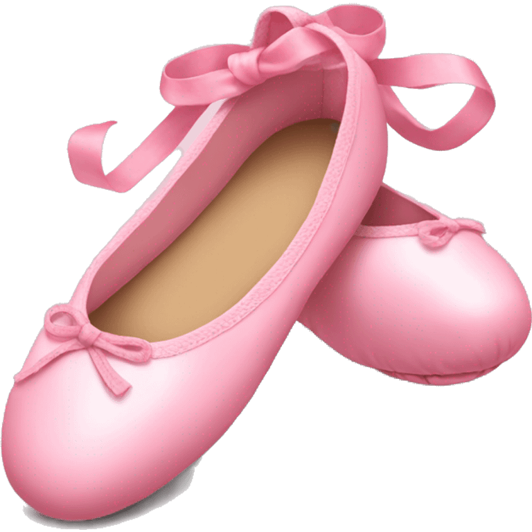 Pink ballet shoes emoji