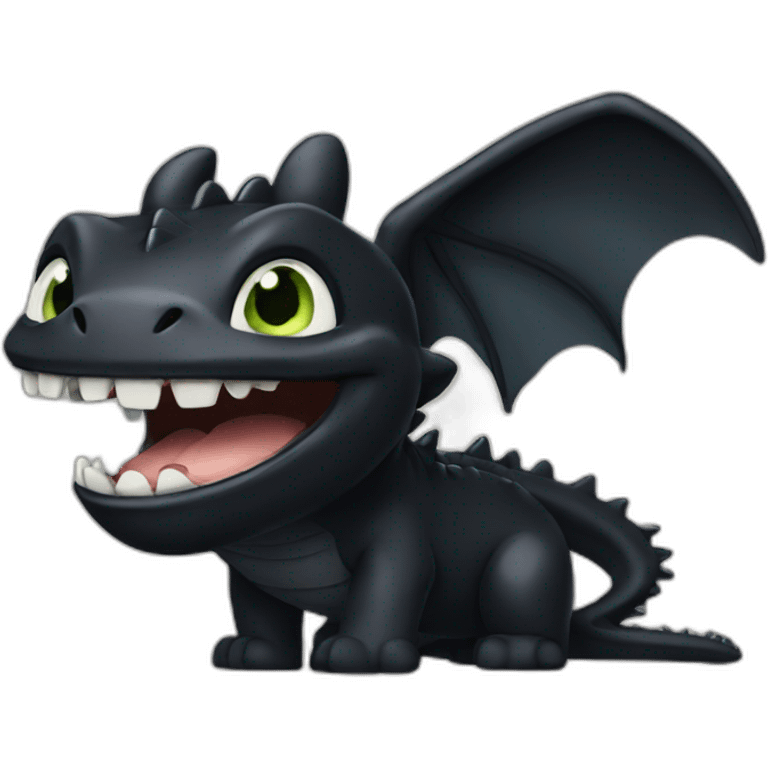 Toothless emoji