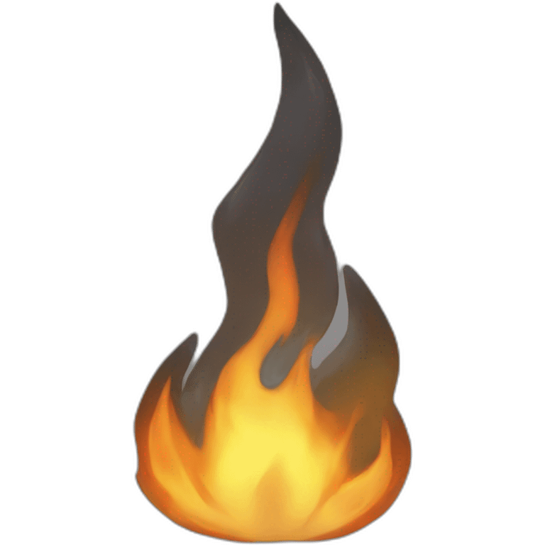 Une flamme emoji