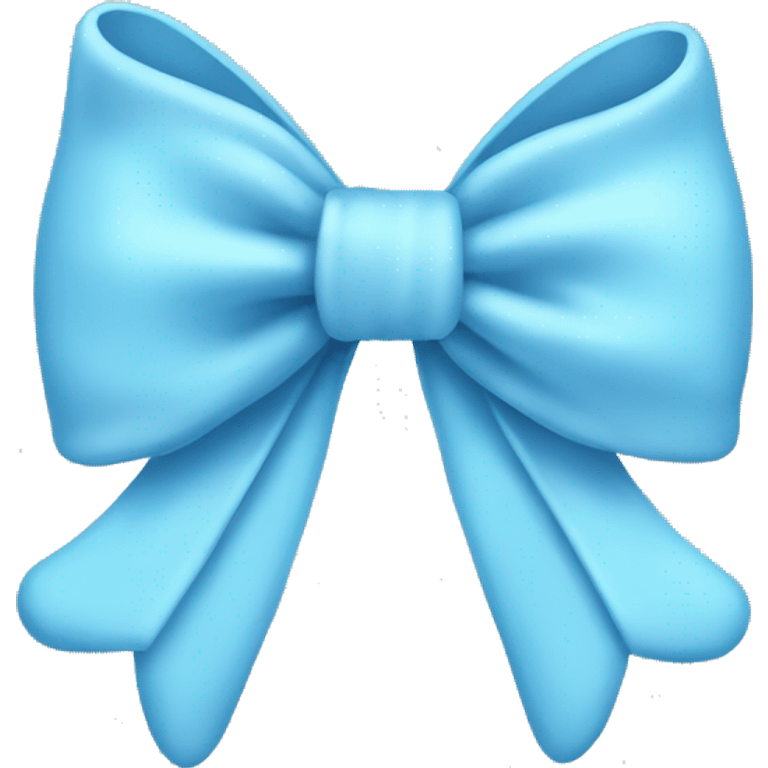 Baby Blue Stocking Bows emoji