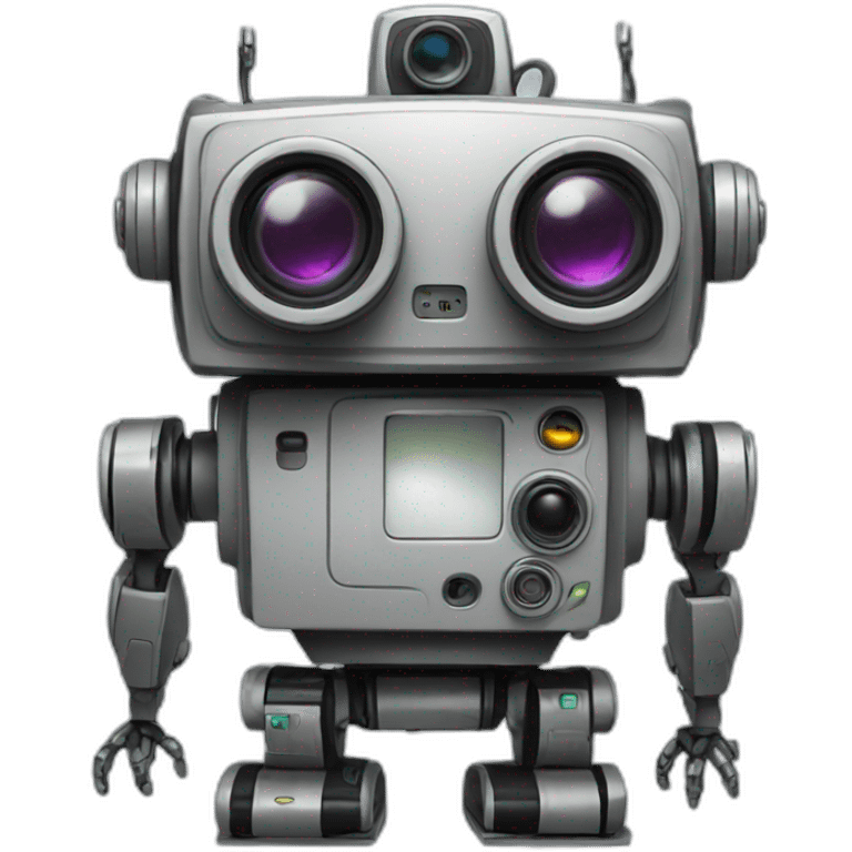 Robot with camera emoji