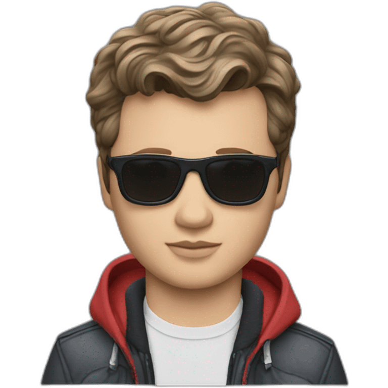 Ansel Elgort baby driver emoji