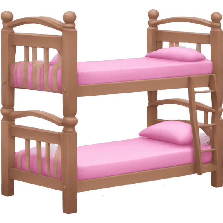 Pink bunk beds  emoji