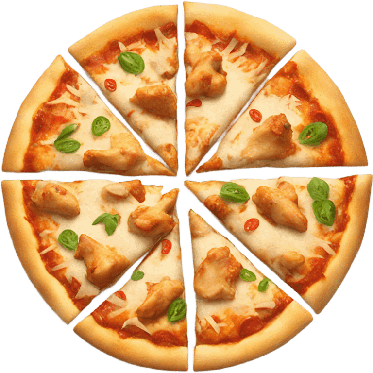 thai chicken pizza emoji