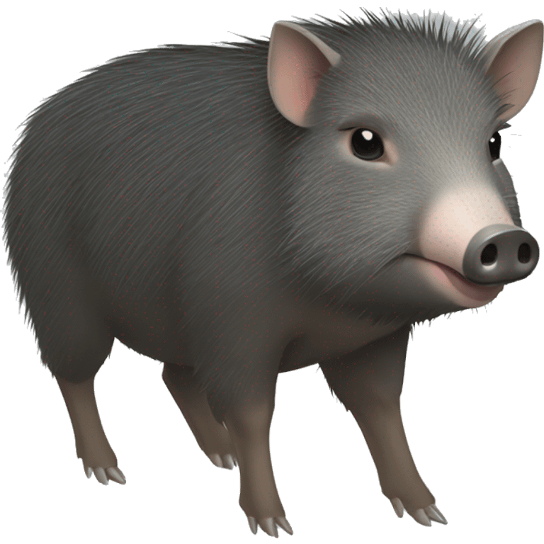 Collared peccary emoji