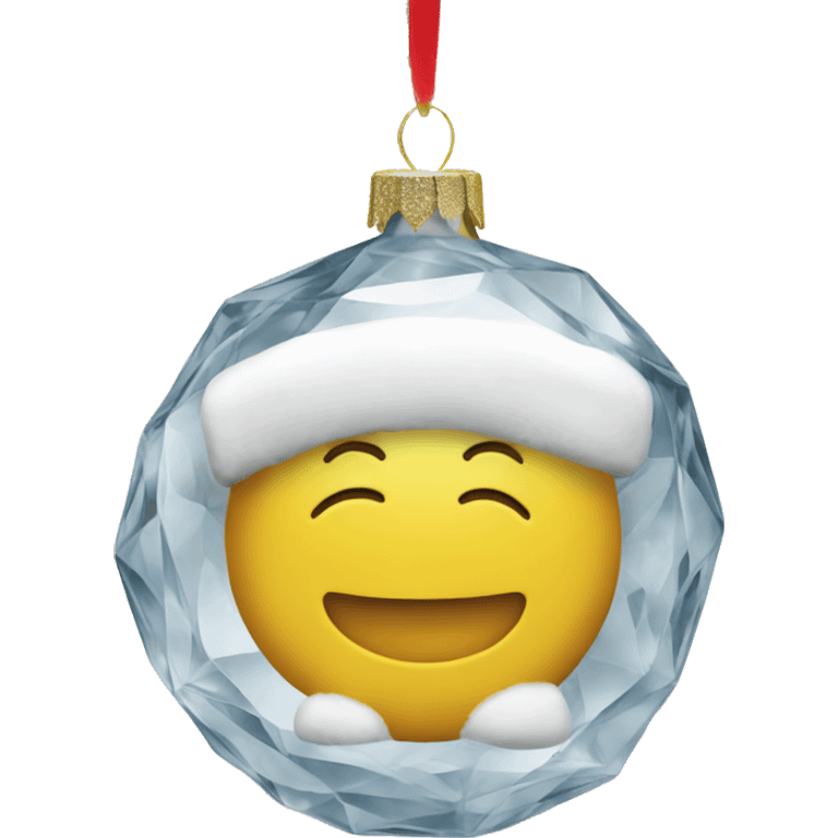 crystal christmas ornament emoji