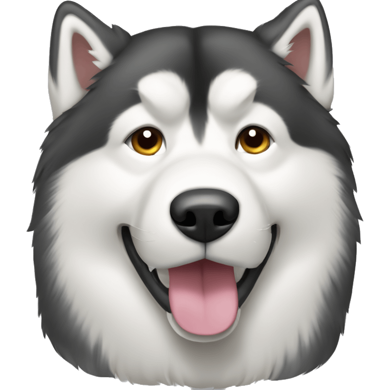 Malamute dog white emoji