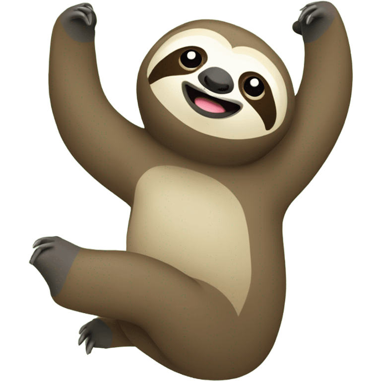 Sloth dancing emoji