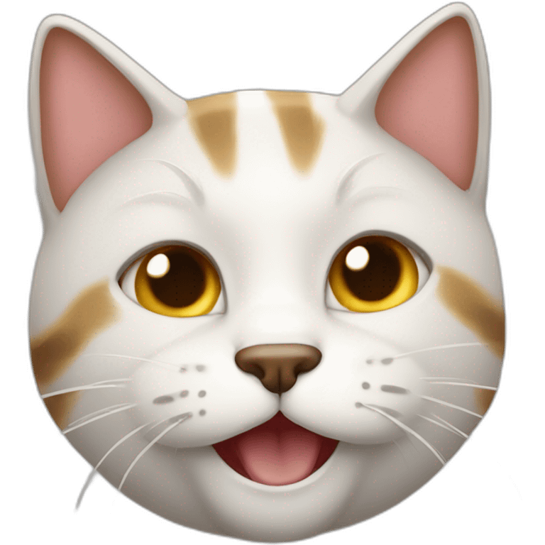 Gato riendo emoji