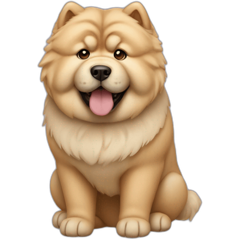 Chow chow cream emoji