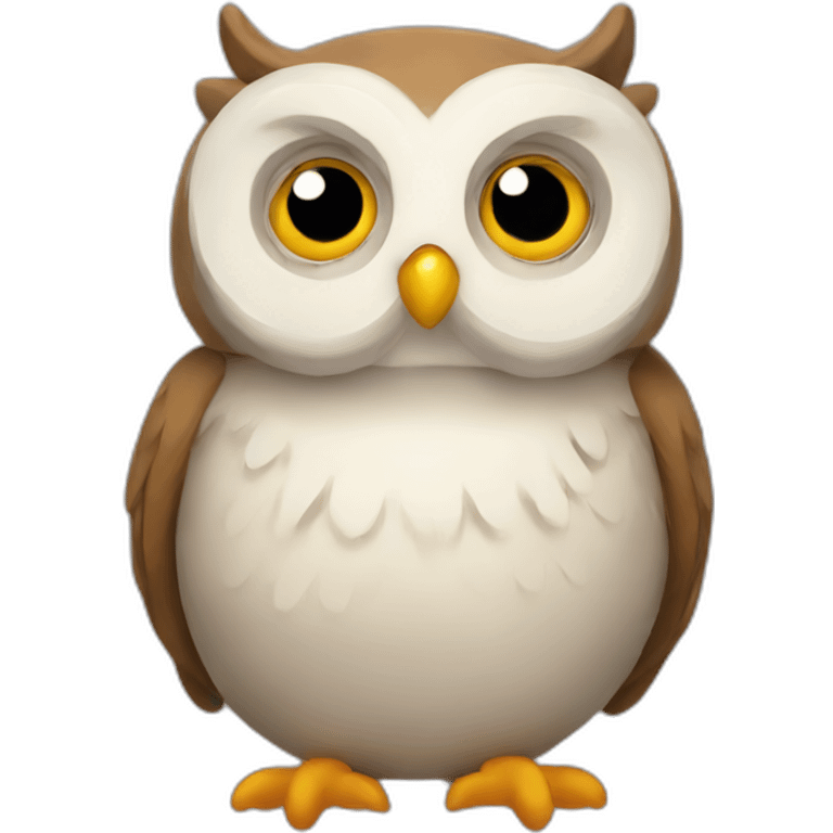 Fatter owl emoji