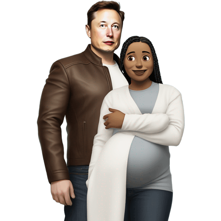 pregnant elon musk with ishowspeed emoji