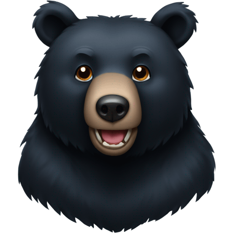 black bear emoji