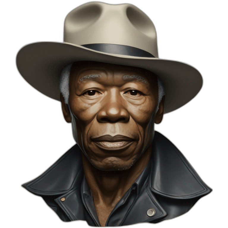 portrait john lee hooker emoji