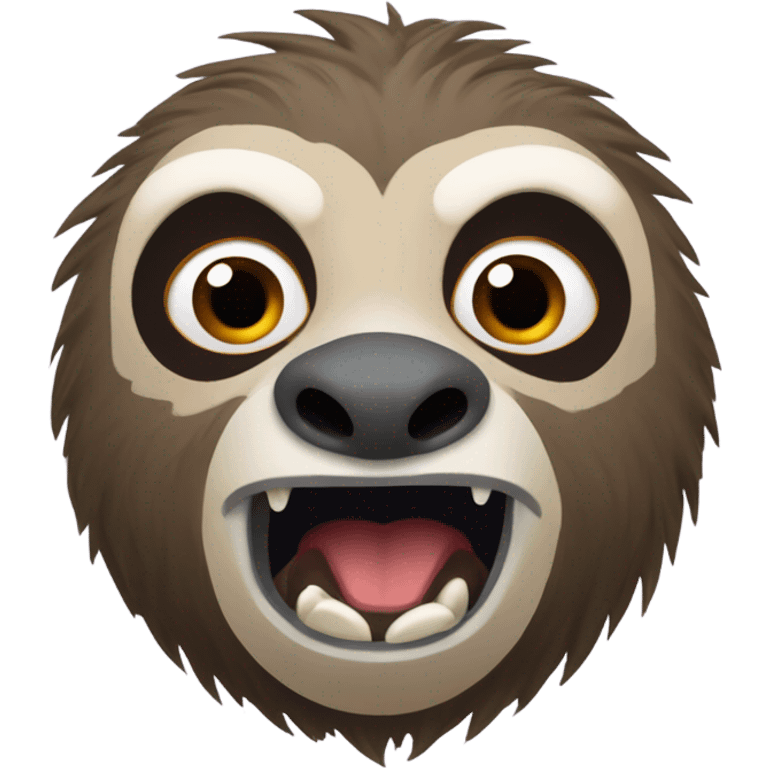 angry sloth emoji