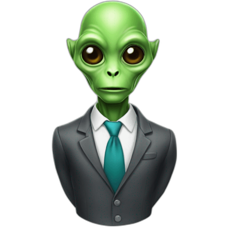 Alien realtor  emoji