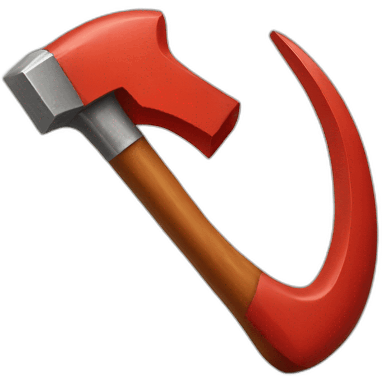 Hammer and sickle emoji