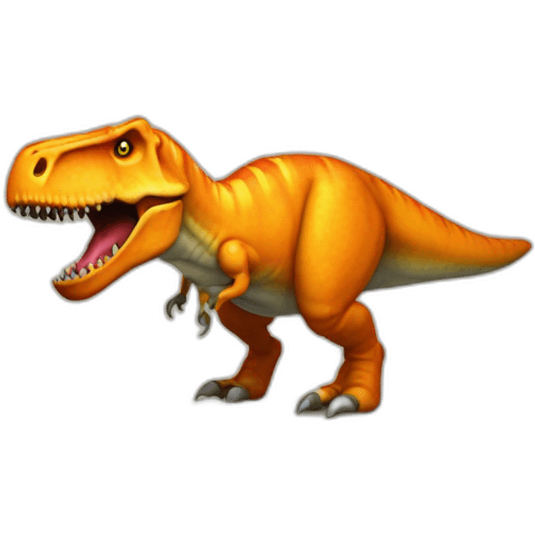 pumpkin-headed tyrannosaurus rex emoji