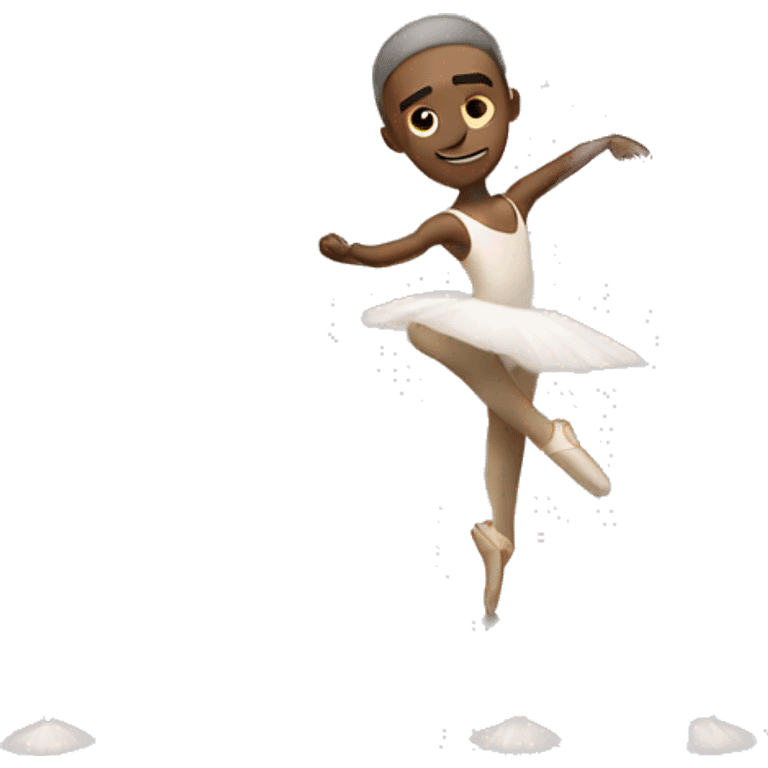 Emoji of a ballet man white dancer emoji