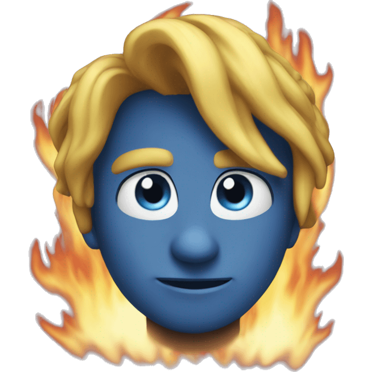 blue fire emoji