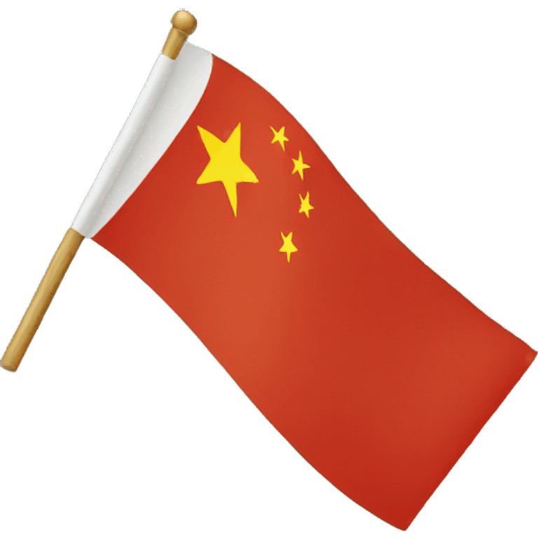 China flag with X emoji