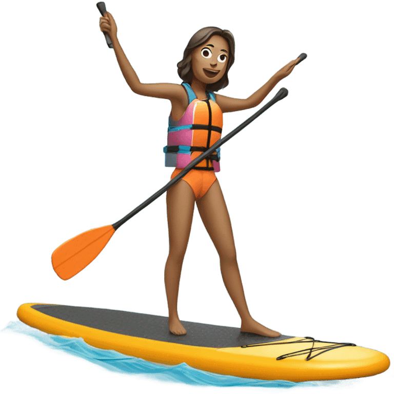 Stand up paddleboard emoji