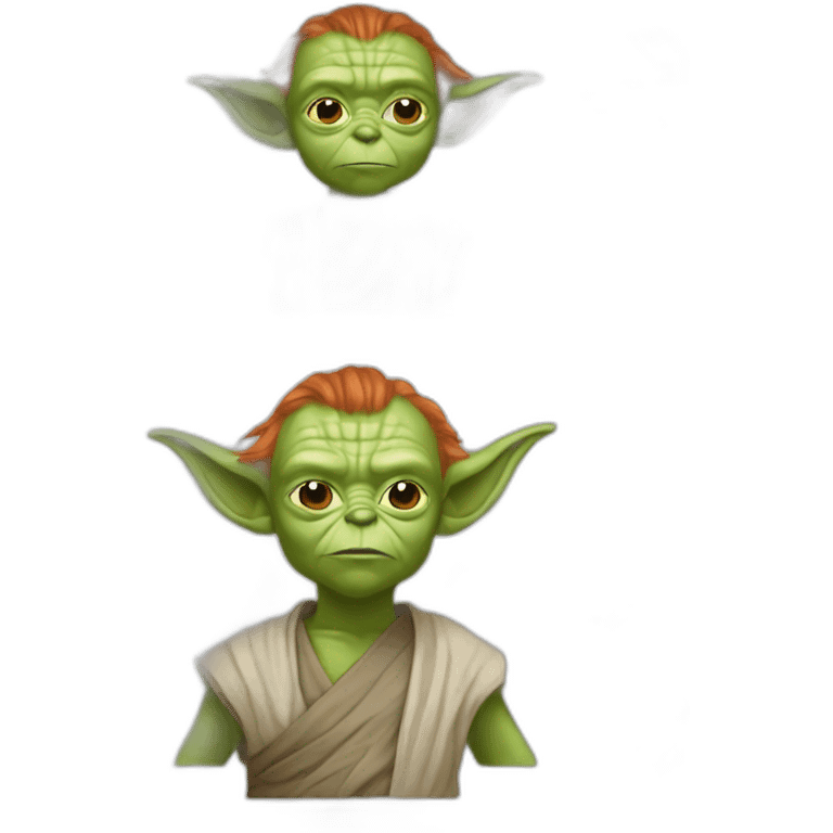 yoda redhair emoji