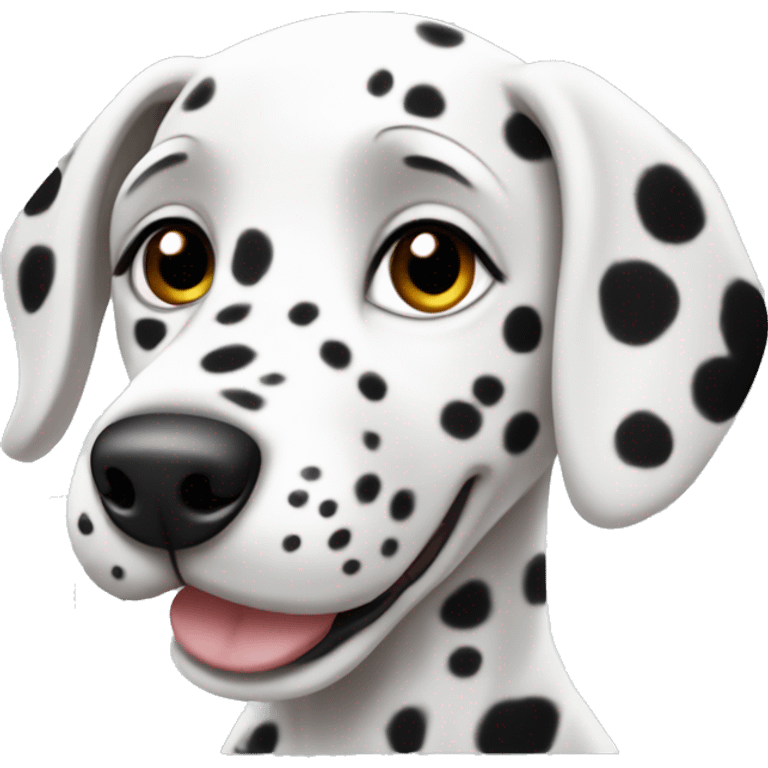 Cute Dalmatian puppy  emoji