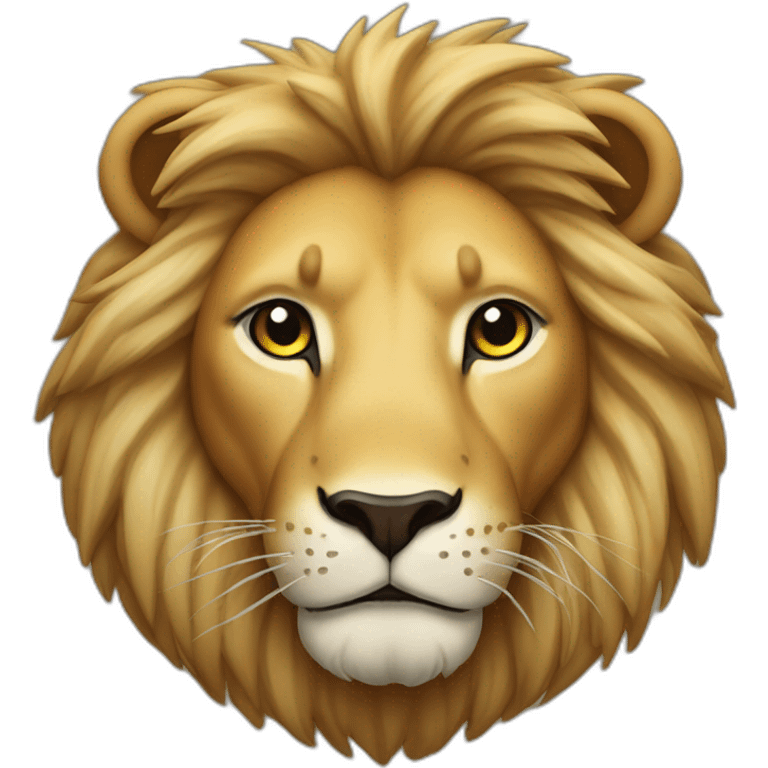 Lion manger gazel emoji