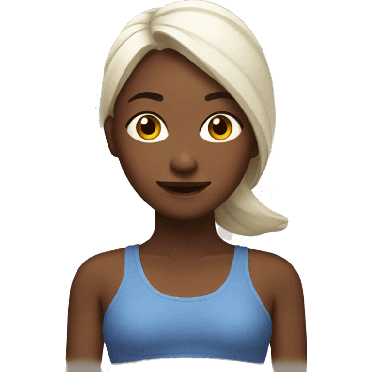 Joga girl emoji