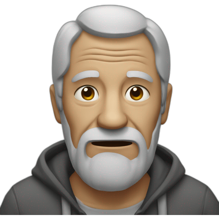 The battered old man emoji