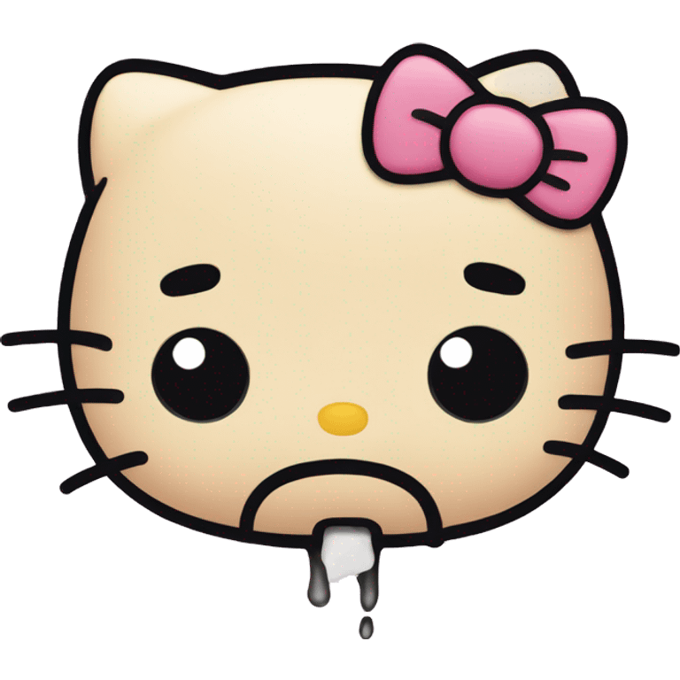 Hello kitty sad emoji