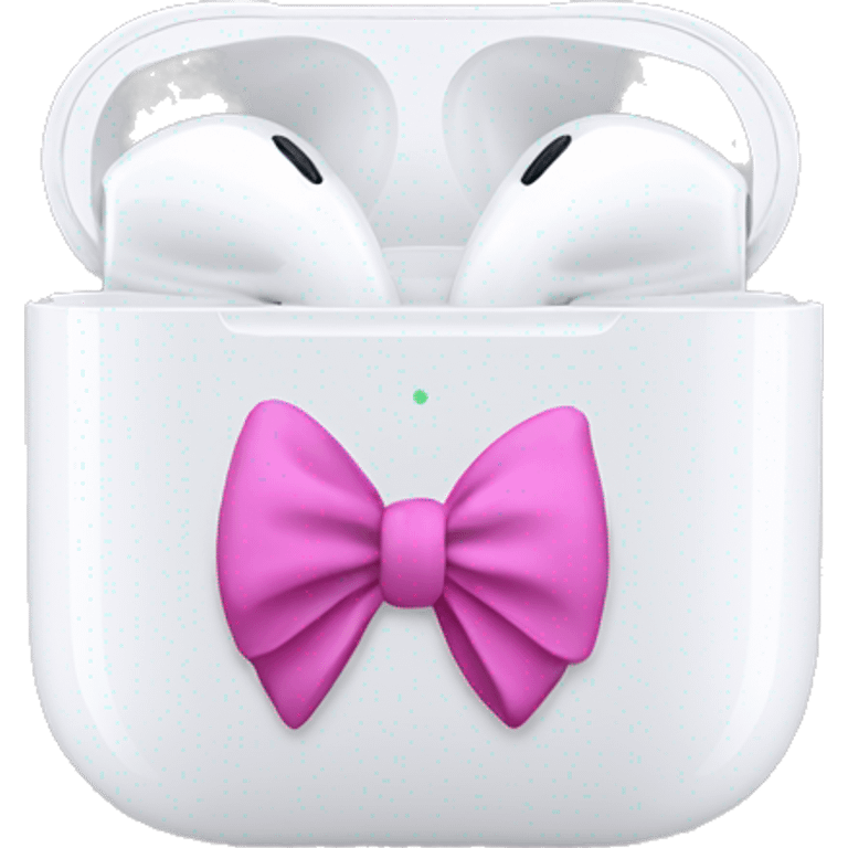 airpod max with bows emoji