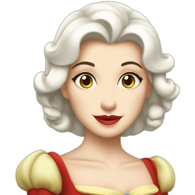 Blanche neige emoji