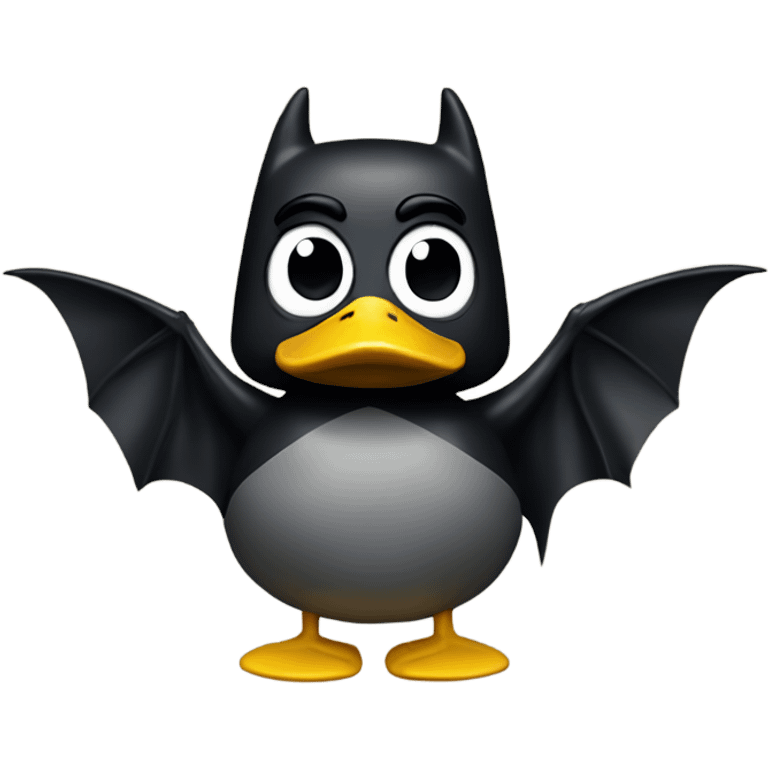 A Batman duck emoji