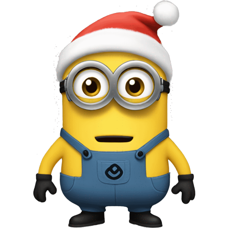 Christmas minion emoji