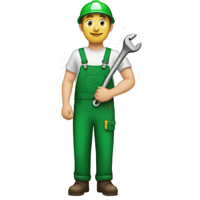  Irish worker with a wrench in his hands emoji