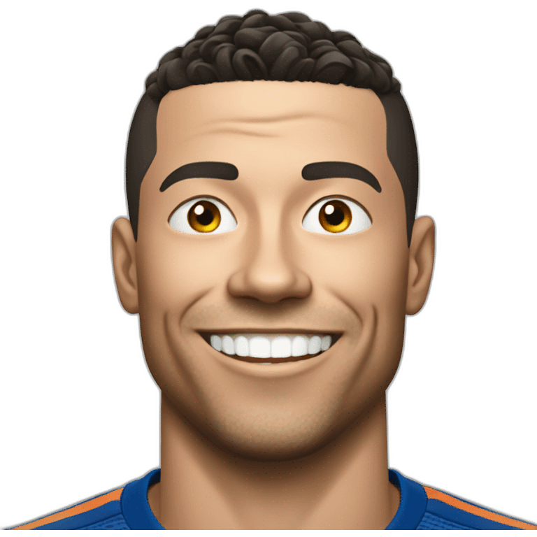 Smiley avec Ronaldo emoji