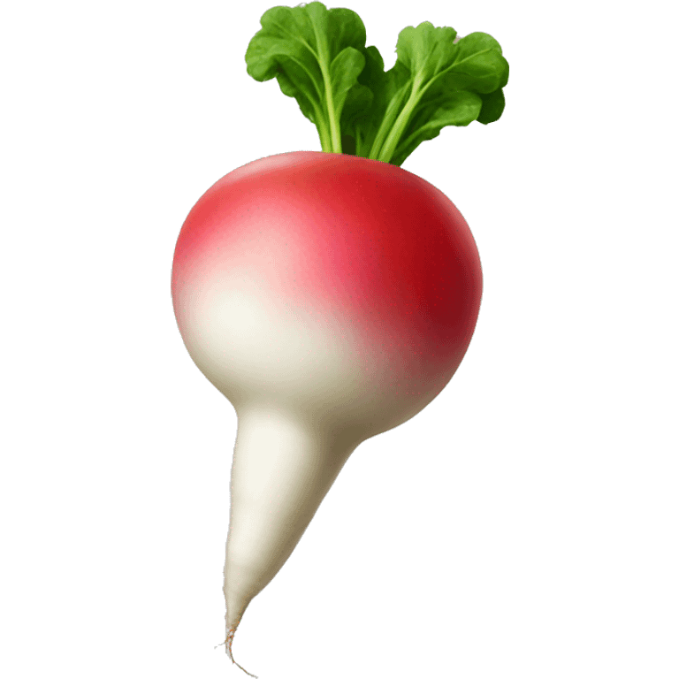 radish with check mark emoji