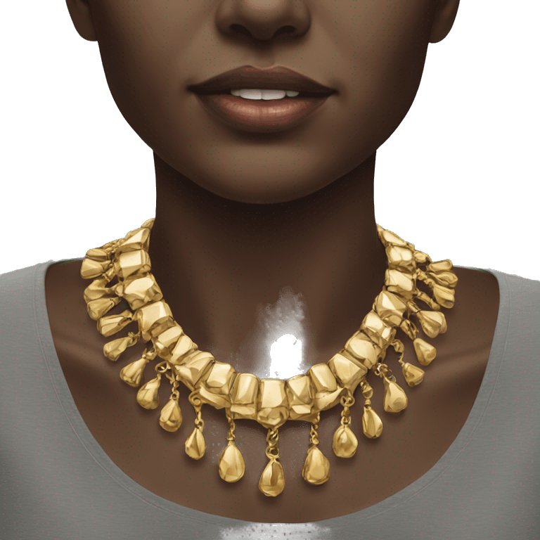 Neck jewelry  emoji